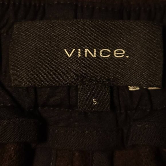 Vince Womens Pants Dress Career Brown S Mid Rise Flat Front Wool Blend Small New - Picture 9 of 11